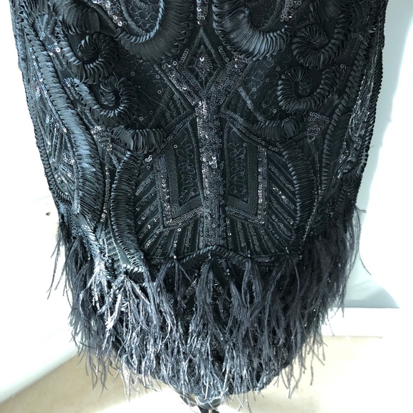 David Meister beaded Sequin Dress - Picture 4 of 7